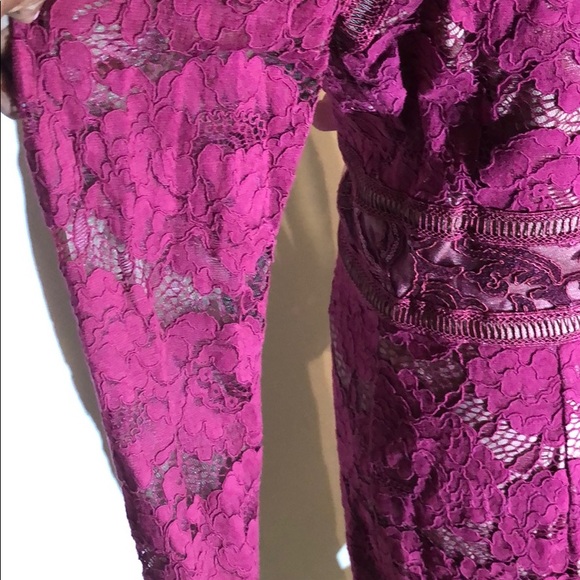 Tadashi Shoji Selena dress in Wine - Picture 11 of 12